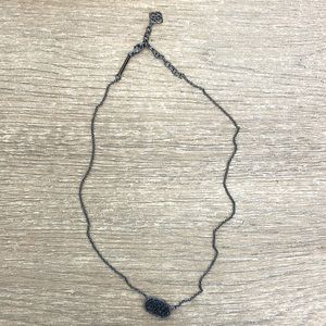 Kendra Scott Elisa black necklace